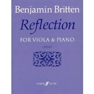  Britten, Benjamin   Reflection for Viola and Piano   Faber 