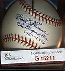 frank thomas 1951 66 jsa signed major league baseball autograph