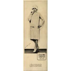 1927 Ad Bergdorf Goodman Sport Dress Neiman Marcus   Original Print Ad 