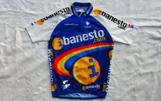 2001 IBANESTO TEAM, SPAIN, VINTAGE JERSEY, BY NALINI, MENS MEDIUM 