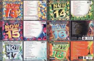 NOW THATS WHAT I CALL MUSIC COMPLETE SET OF 44 CDS CASES & ARTWORK 