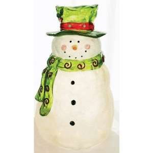  Fenton Art Glass Christmas Snowman Light Chain: Everything 