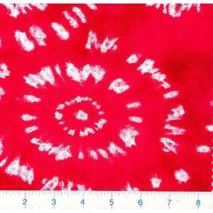  58 Wide Rib Knit Tie Dye Red Fabric By The Yard Arts 