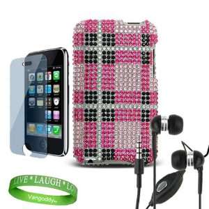   Earphones for iTouch 3 with mic!!!!+ Custom fit Screen Protector