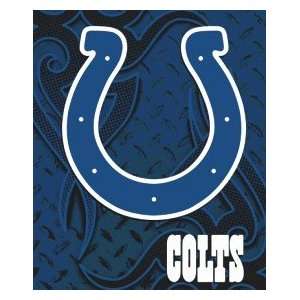  Indianapolis Colts 50x60 Tattoo Style Royal Plush 