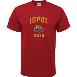   IUPUI Jaguars Cardinal Red Youth Math Arch T Shirt: Sports & Outdoors
