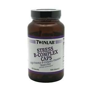 TwinLab Stress B Complex Caps   100 ea: Health & Personal 