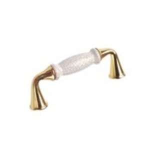   Classic Metal amp Wood ceramic Pull Brass Almond