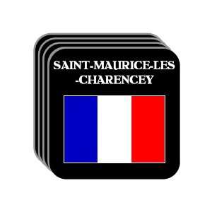 France   SAINT MAURICE LES CHARENCEY Set of 4 Mini Mousepad Coasters