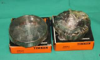 Timken 39520 39581 Tapered Roller Bearing set cone NEW  