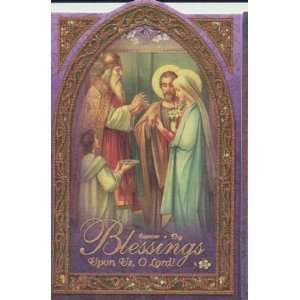  Bestow Thy Blessings Upon Us O Lord Holy Card Everything 