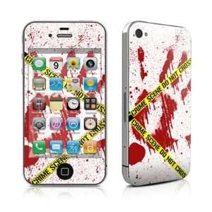  iPhone 4 Skin   Crime Scene Revisited Electronics