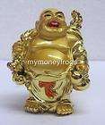 Chinese Lucky Gold Golden Happy Money Buddha Love Happi