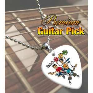  Blink 182 Cartoon Premium Guitar Pick Necklace: Musical 