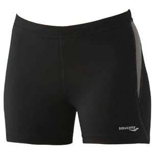  Womens Saucony IGNITE Tight Shorts BLACK XL REG Sports 