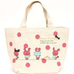  canvas linen Chou fleur pink rabbit handbag Toys & Games