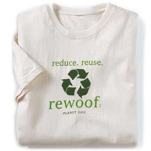   Reduce, Reuse, Rewoof T shirt   Large   Frontgate: Pet Supplies