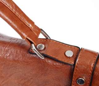 Girls Vintage Shoulder Bag Iimitation Leather Tote Messenger Bag Hand 