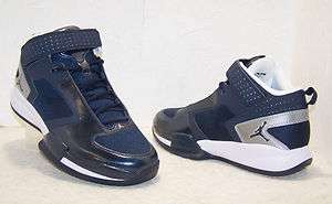 Nike Jordan BCT Mid Cross Training Sneakers Navy Silver White Mens 