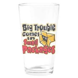 Pint Drinking Glass Big Trouble Comes In Small Packages 