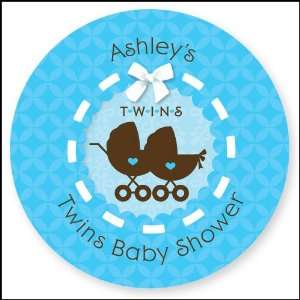  Twin Boy Baby Carriages   24 Round Personalized Baby 