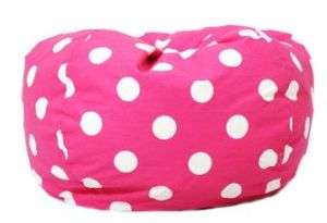 New Pink Polka Dots Bean Bag Chair GREAT PRICE!  