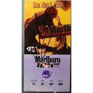   Speedway Marlboro 500 Used Race Ticket   Champ Cars 