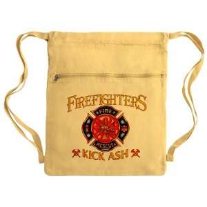   Sack Pack Yellow Firefighters Kick Ash   Fire Fighter 