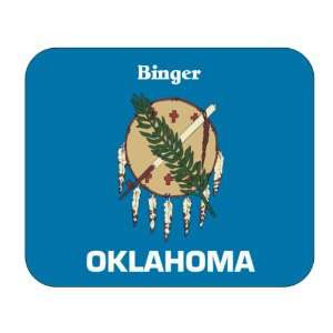  US State Flag   Binger, Oklahoma (OK) Mouse Pad 