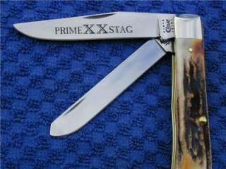 2010 Case xx Prime Stag Series Limited Edition ~ Genuine Burnt India 