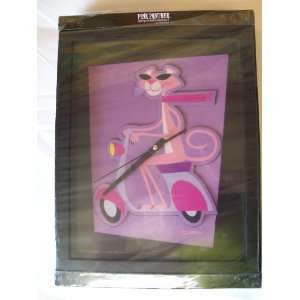  Pink Panther 40th Anniversary 14.5 X 12 3 d Wall Clock 