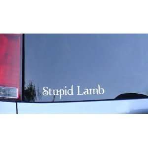  7 Stupid Lamb   Twilight Decal Sticker 
