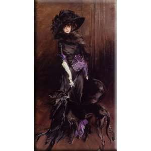  Portrait of the Marchesa Luisa Casati, with a Greyhound 