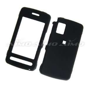   CU915 Rubberized Snap On Protector Hard Case Leather Paint Cover Black