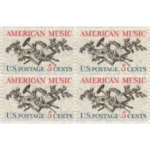  American Music Set of 4 x 5 Cent US Postage Stamps NEW 