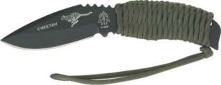 Tops Knives Cheetah CH262 SKEL Wrapped Para Cord Handle  