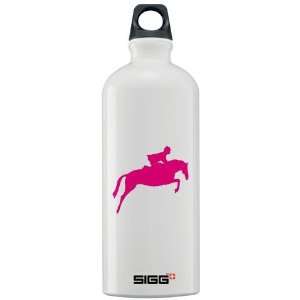 horse rider pink Art Sigg Water Bottle 1.0L by   
