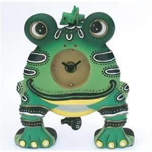  G715B Frog Pendulum Clock 7in