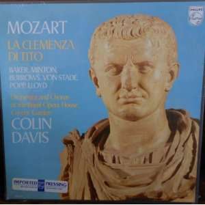 Mozart La Clemnza Di Tito Sir Colin Davis Conducter Original Philps 