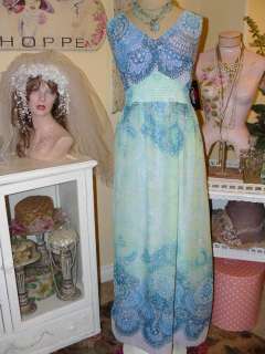 PARADISE PAISLEY Floaty FEMME Chiffon SUN DRESS 18/20  
