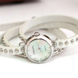   ]Designer inspired Genuine Leather long band Casual watch *GIFT ITEM