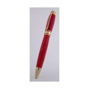  Bling Series Twist Pen in Silk Ruby Red: Office Products