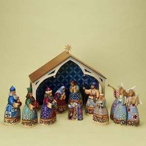 Jim Shore HWC Blessed Birth Nativity (Set/10) #4017645  