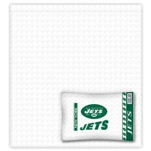  NFL New York Jets Locker Room Full Sheet Set: Sports 