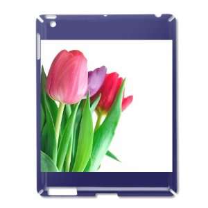    iPad 2 Case Royal Blue of Pink and Purple Tulips: Everything Else