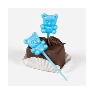  Pastel Blue Bear Shape Picks (12 dozen)   Bulk Everything 