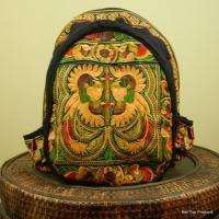   Unigue Backpack Book Bag Purse Thai Art Handmade Hill Tribe BP6  