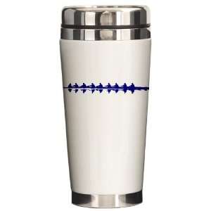  BLUE CREW Sports Ceramic Travel Mug by 