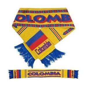   Soccer Colombia Fan Scarf   Columbia One Size