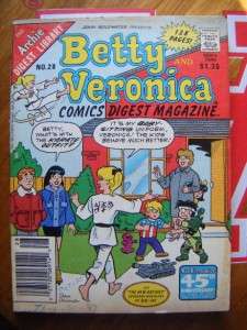 BETTY & VERONICA DIGEST~#28~COMIC BOOK~1988~ARCHIE  